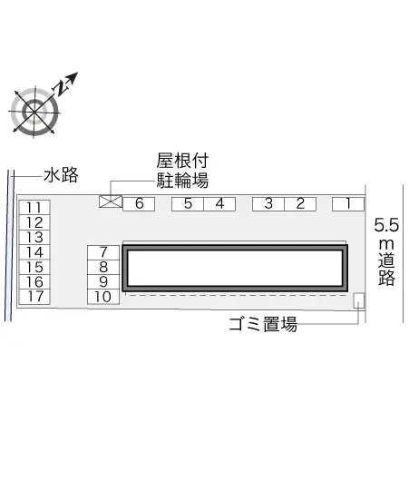 ★手数料０円★四日市市松寺　月極駐車場（LP）